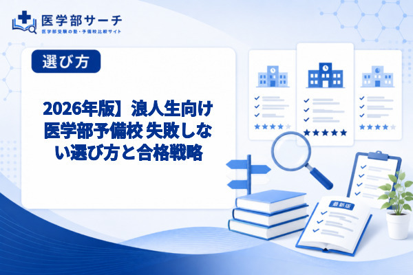 2026年版】浪人生向け医学部予備校 失敗しない選び方と合格戦略