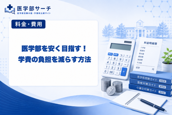 2026年最新版：医学部を安く目指す！学費の負担を減らすための全ガイド